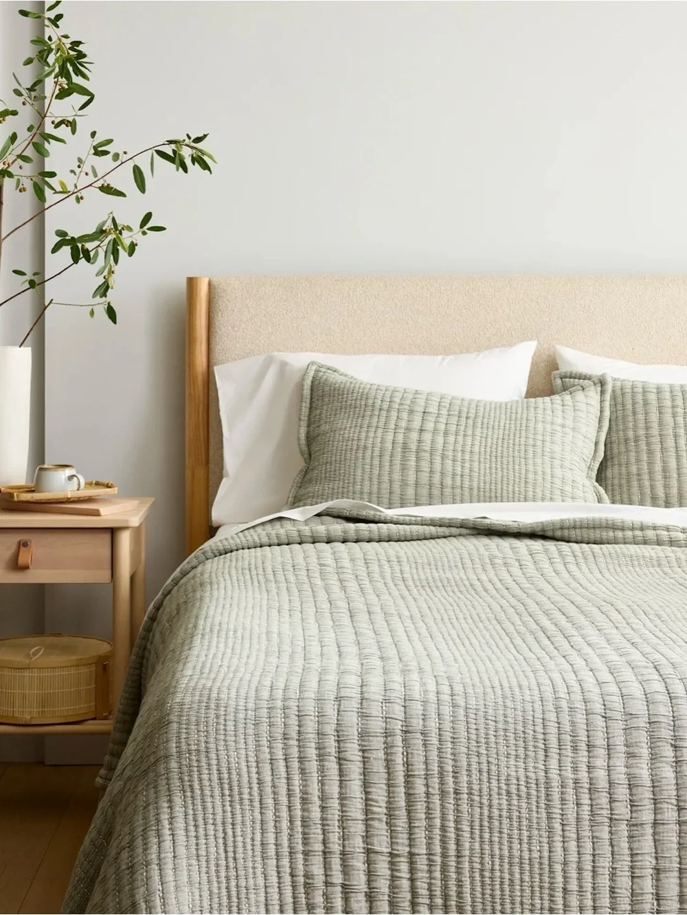 Quince twin coverlet